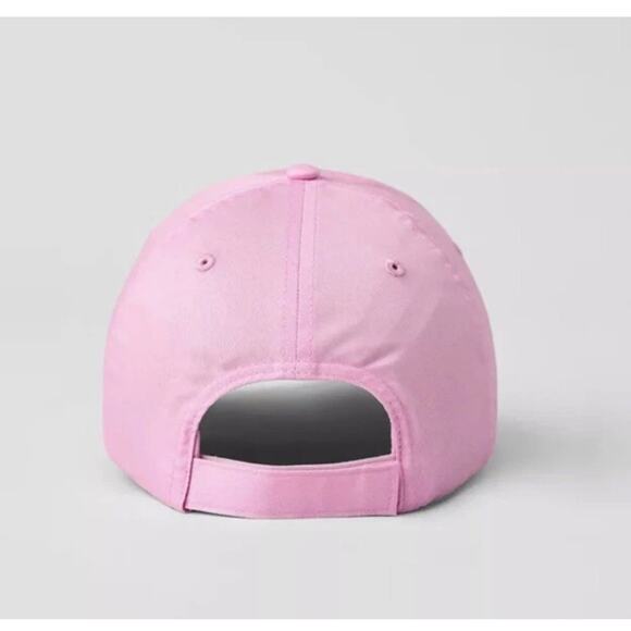 SOLD NWT Alo Yoga Pink Off Duty Cap Logo Adjustable Clean Girl Pilates Core - Picture 4 of 11